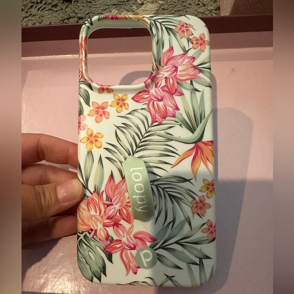 Loopy case iPhone 14 Pro Max in Tropical Blooms